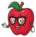 Friendly Apple Cartoon Clipart Vector - FriendlyStock